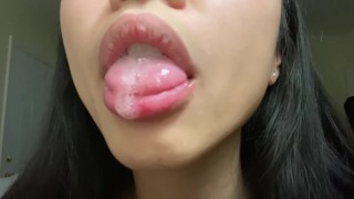 JOI Asian Cum Dumpster Begs For You To Stroke Your Cock And Nut In Her Mouth  | Hinasmooth